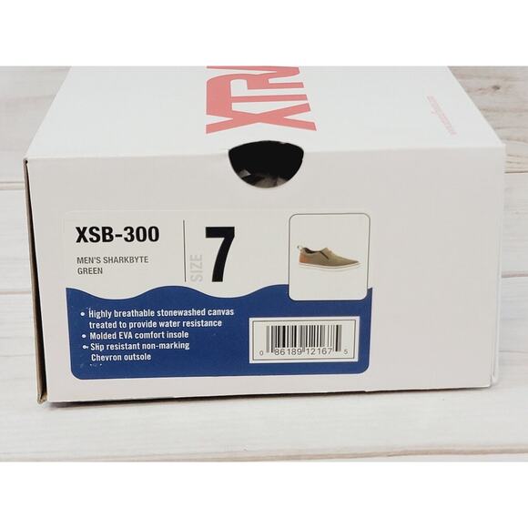 Xtratuf Mens Sharkbyte Green XSB-300 Canvas Boat Shoes Size 7 - Picture 7 of 13